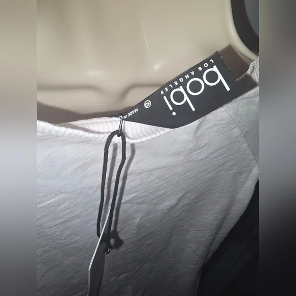 Bobi LA Pink Long Sleeve Ragland Tee, Size XS NWT - Picture 4 of 4